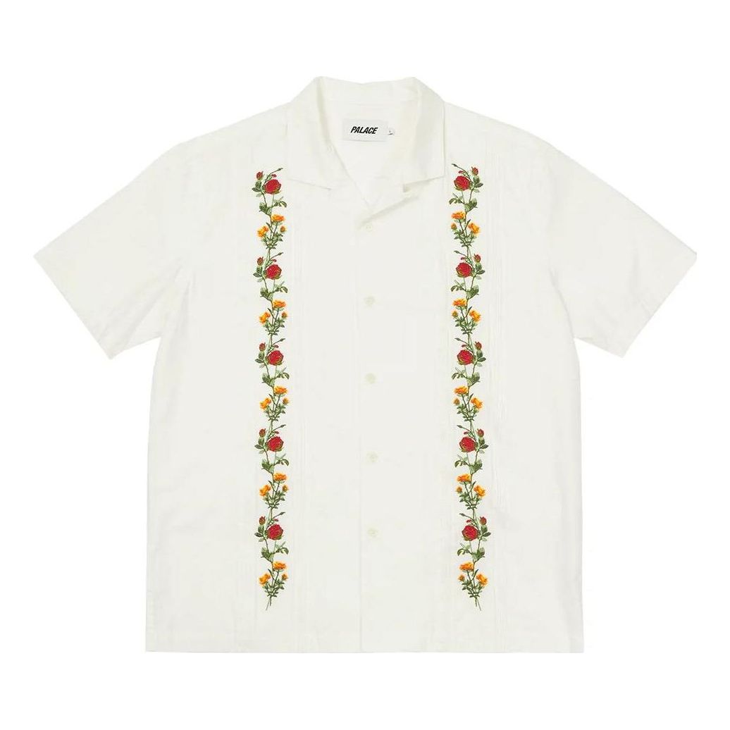 Palace FW22 Rose Chain Shirt 'White' P23SHT017