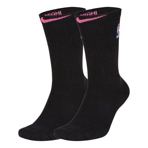 Nike NBA Basketball Sports Socks One Pair Black CK8828-010