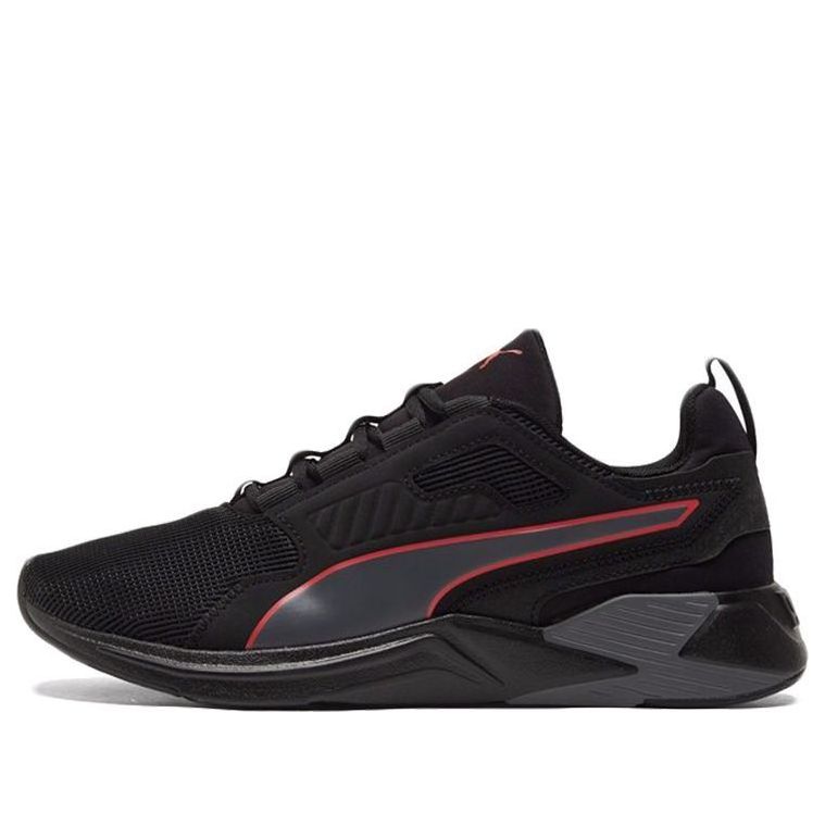 PUMA Disperse Xt Low Top Running Shoes Black/Grey/Red 193728-12