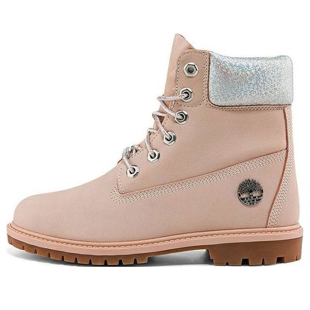 (WMNS) Timberland Heritage 6 Inch Waterproof Boots 'Light Pink Nubuck' A2QZNW