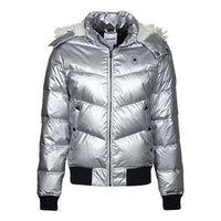 (WMNS) Converse Down Jacket 'Silver' 10002882-A01