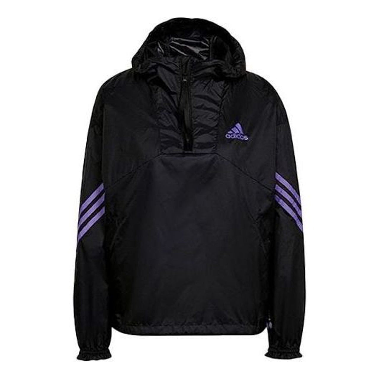 (WMNS) adidas Back to Sport WIND.RDY Anorak Jacket 'Black Purple' H65722