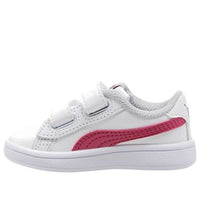 (TD) PUMA Smash v2 Infant 'White Magenta Haze' 365174-08