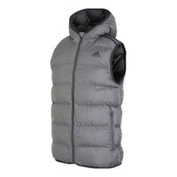(GS) adidas GILET Vest Asia Sizing 'Grey' HA2525