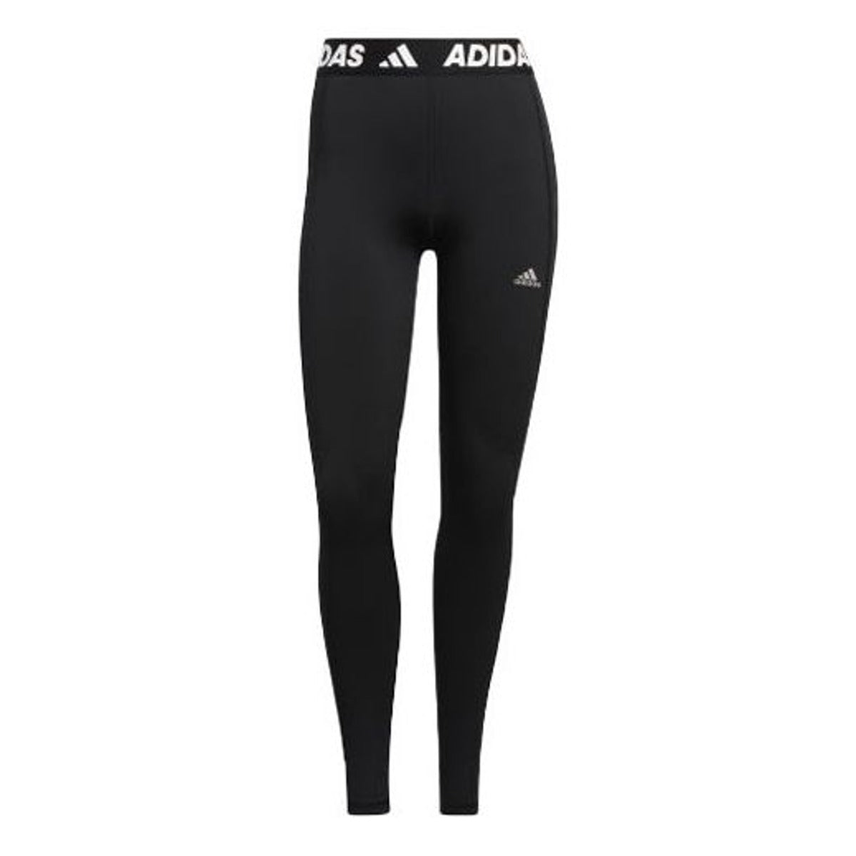 (WMNS) adidas Techfit Logo Graphic Long Tights 'Black' H64224