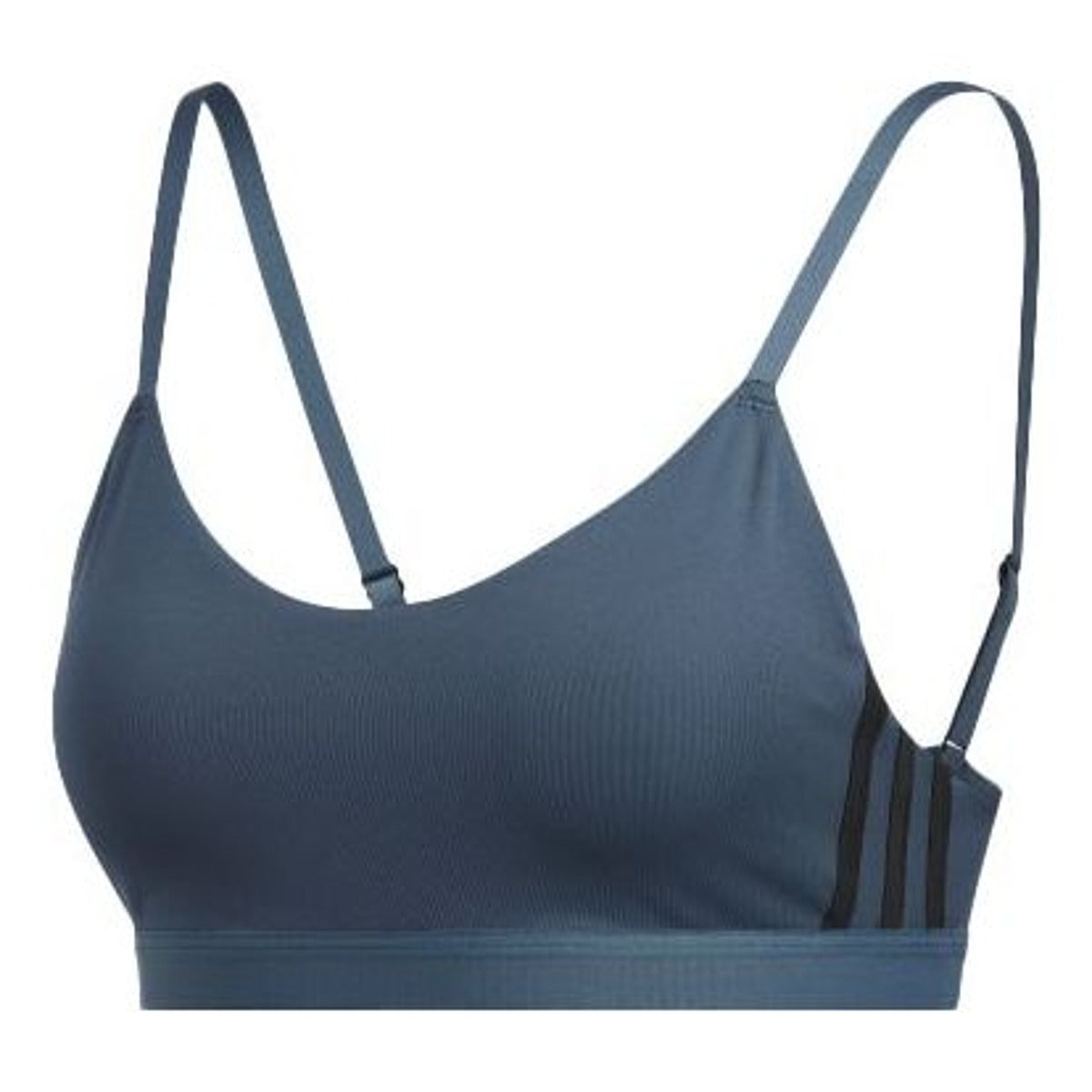 (WMNS) adidas All Me 3-Stripes Bra 'Teal' GC7695