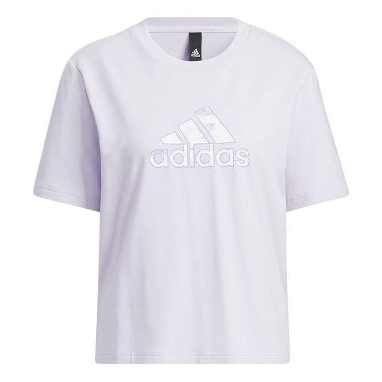 (WMNS) adidas Met Bos T-Shirt 'Purple' HI6848