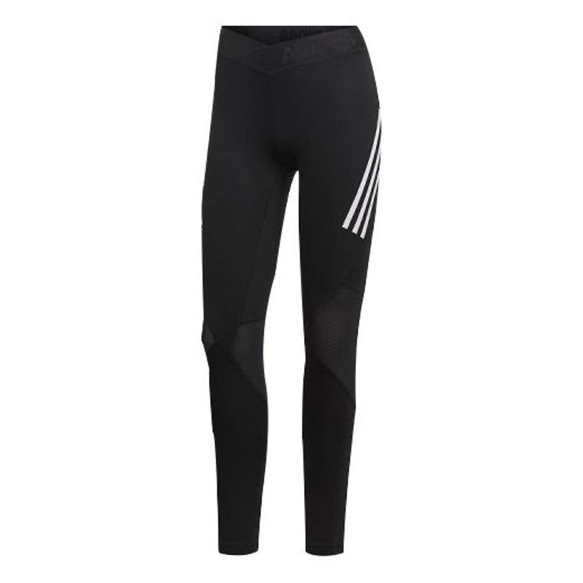 (WMNS) adidas Alphaskin Sport 3 Stripes Long Tights 'Black' DQ3554