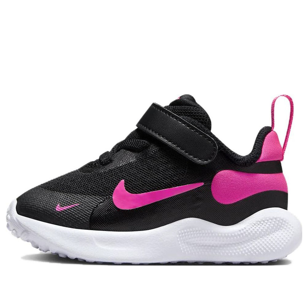 (TD) Nike Revolution 7 'Black Hyper Pink' FB7691-002