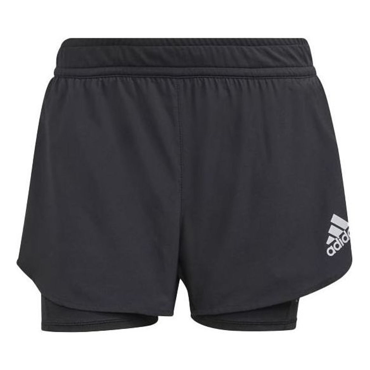 (WMNS) adidas Fast Primeblue 2 in 1 Shorts 'Black' GN4409