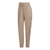 (WMNS) adidas Track Woven Pants Asia Sizing 'Beige' HI3047