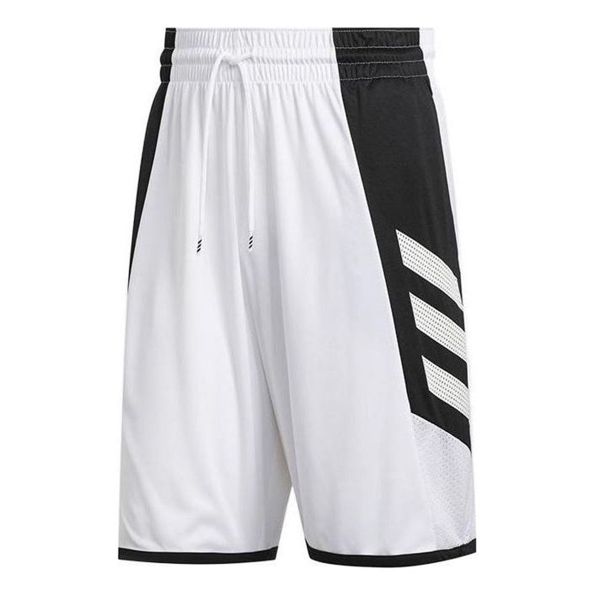 adidas  Quick-Dry Basketball Shorts 'White Black' GC8081