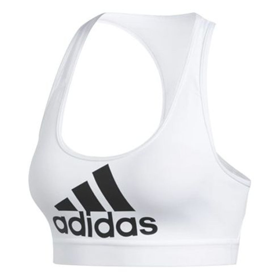 (WMNS) adidas DonAsia Sizing 't Rest Badge of Sport Bra 'White Black' EA3297
