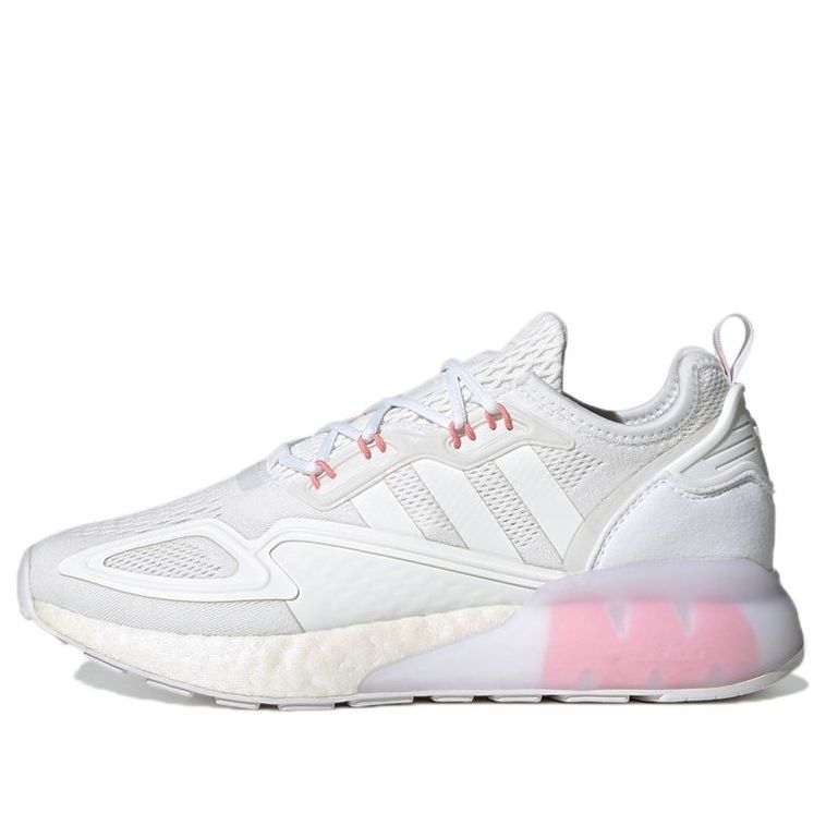 (WMNS) adidas ZX 2K Boost 'Footwear White Pink' GW0751
