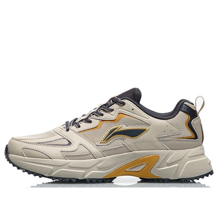 Li-Ning Retro Running Shoes 'Yellow Beige' ARLQ001-7