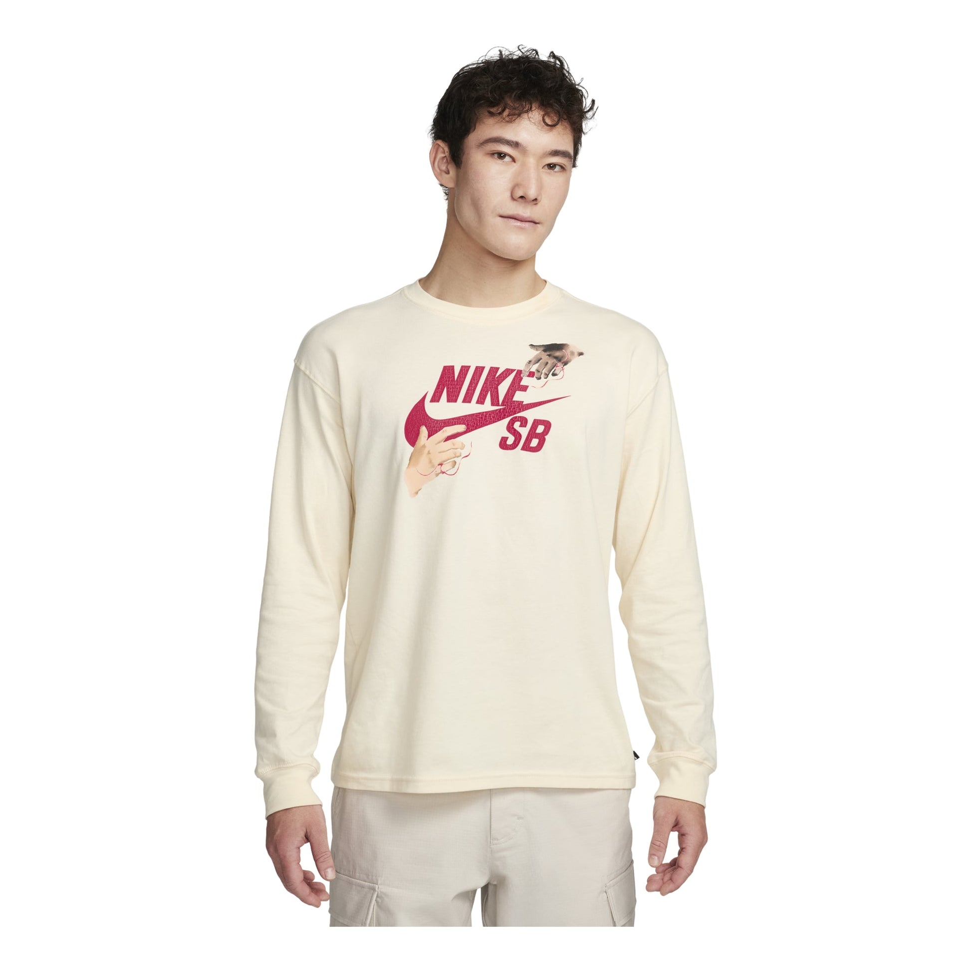 Nike Sb City Of Love L/S T-Shirt 'Beige' FQ7682-113