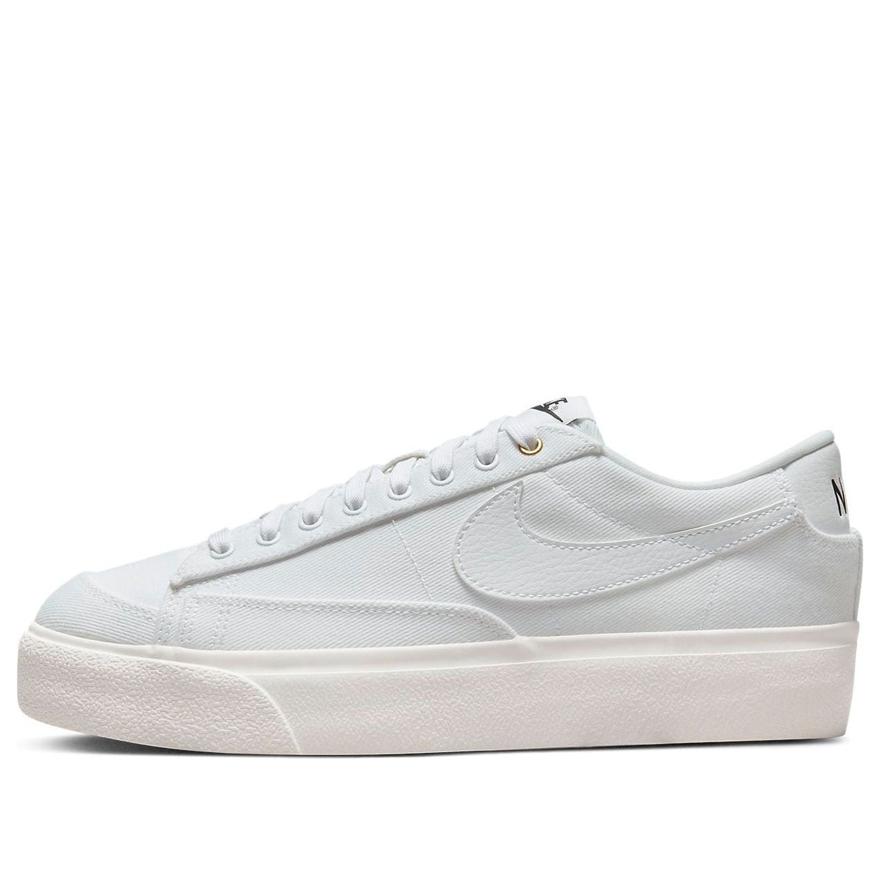 (WMNS) Nike Blazer Platform Low Canvas 'White' DV7475-100