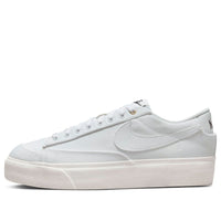 (WMNS) Nike Blazer Platform Low Canvas 'White' DV7475-100