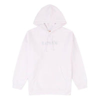 (WMNS) Levi's Alphabet Logo Pattern hooded Long Sleeves Hoodie White 34400-0011