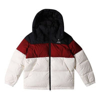 New Balance Winter Warm Puffer Jacket 'White Black Red' NPA43013-BUR