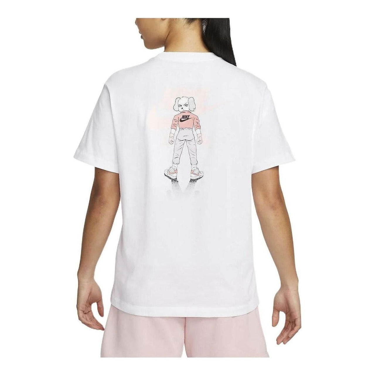 (WMNS) Nike Sportswear Pocket T-Shirt 'White' DQ3154-100