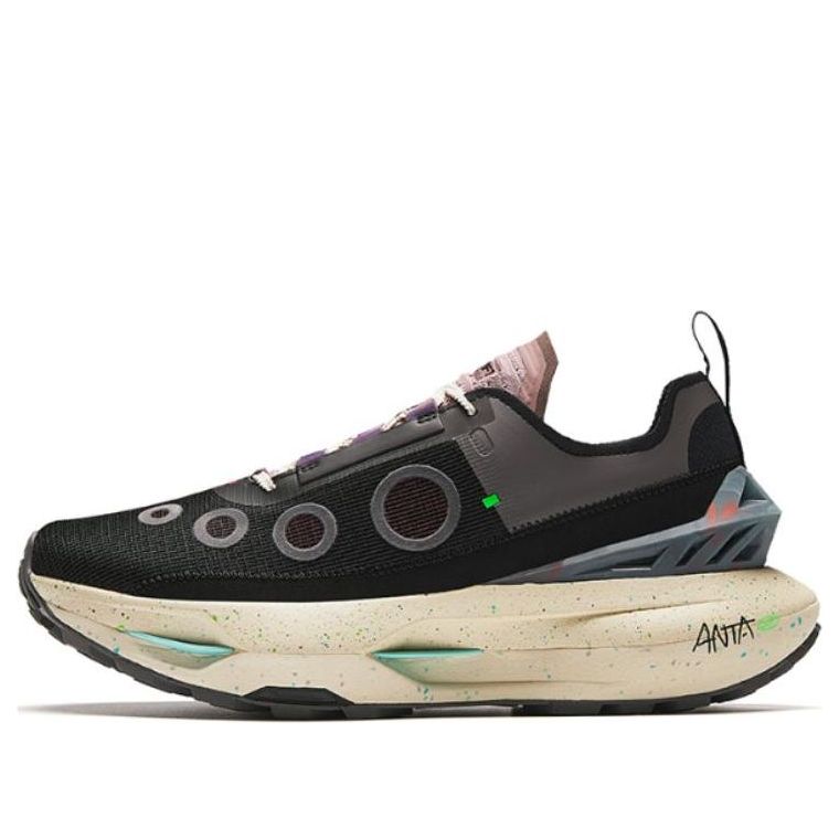 ANTA Champion Collection Running Sneakers 'Black Grey Pink' 112416609A-2