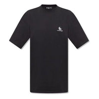 Balenciaga Sporty B Logo T-Shirt Boxy Fit 'Black' 681045TLVN11070