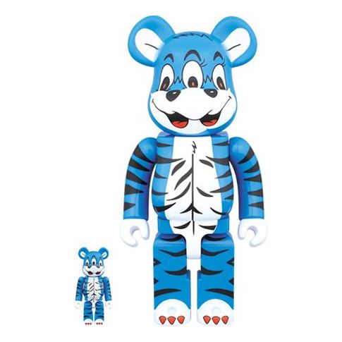 BE@RBRICK Kidill Bear Blue 100%+400% KIDILL-BEAR