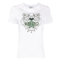 KENZO SS21 Logo Round-neck Short Sleeve White FB52TS8464YB-01