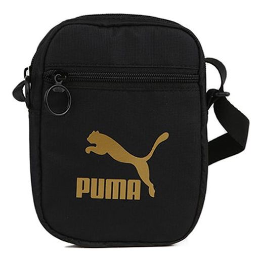 PUMA Originals Portable Shoulder Bag 'Black Gold' 076927-01