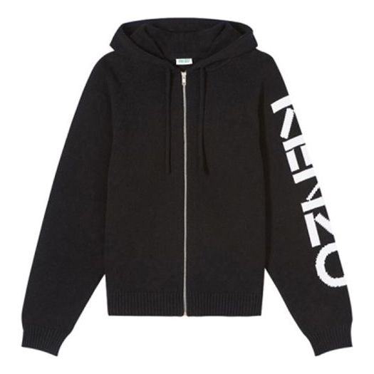 KENZO Logo Printing Jacket Coat Male Black F965CA2003BA-99