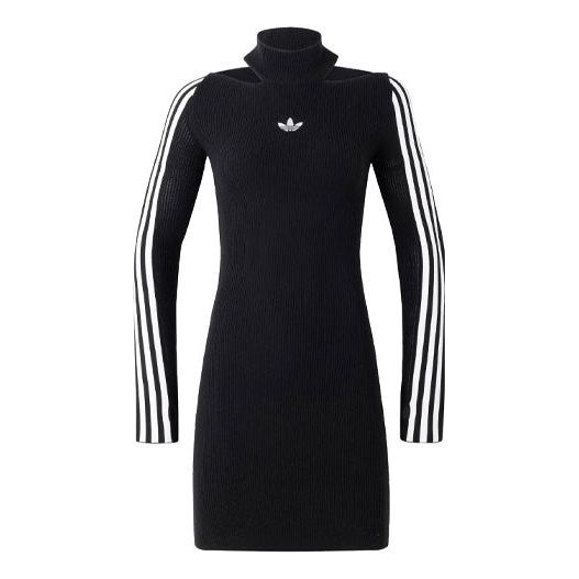 (WMNS) adidas Originals Premium Knit Dress Asia Sizing 'Black' JI7056