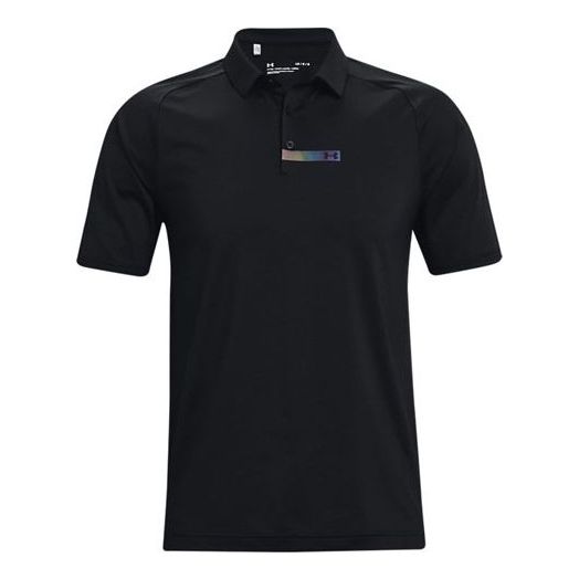 Under Armour Rush Bonded Polo Shirt 'Black' 1366253-001
