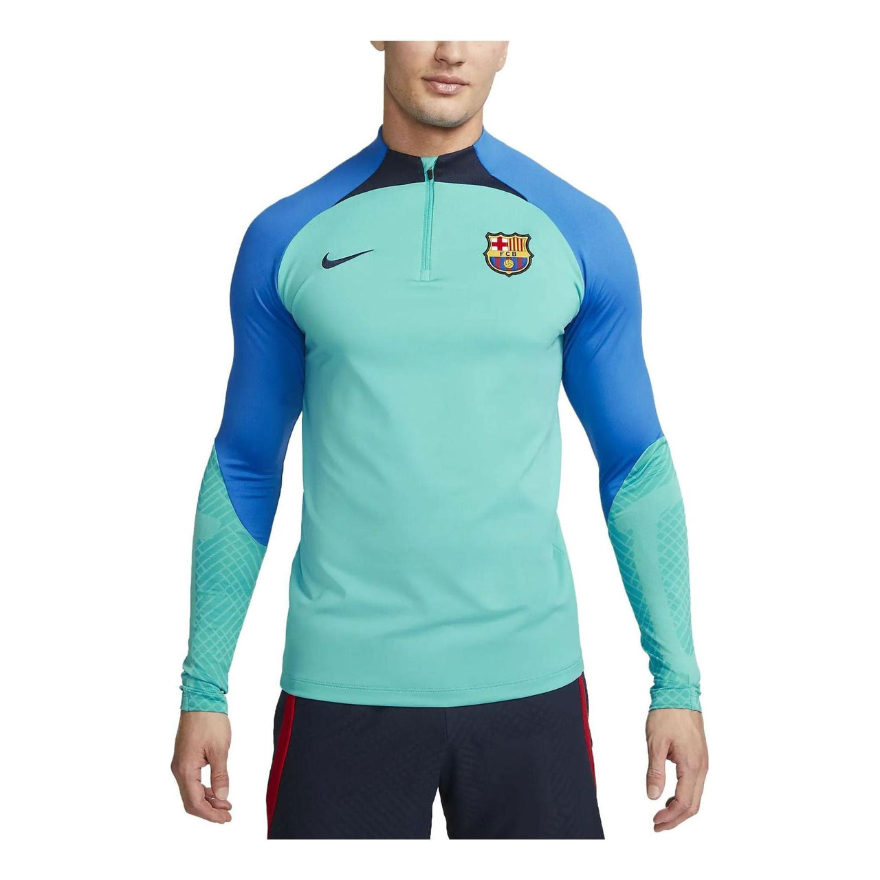 Nike FC Barcelona Strike Training Jersey 'Teal' DJ8540-360