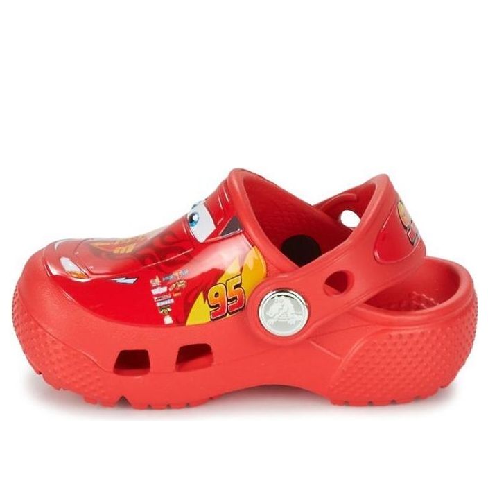 (GS) Crocs FunLab Cars Clogs 'Red Yellow' 204116-8C1