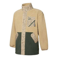 PUMA Unisex Paisley Stand-up Collar Jacket Khaki 534984-12