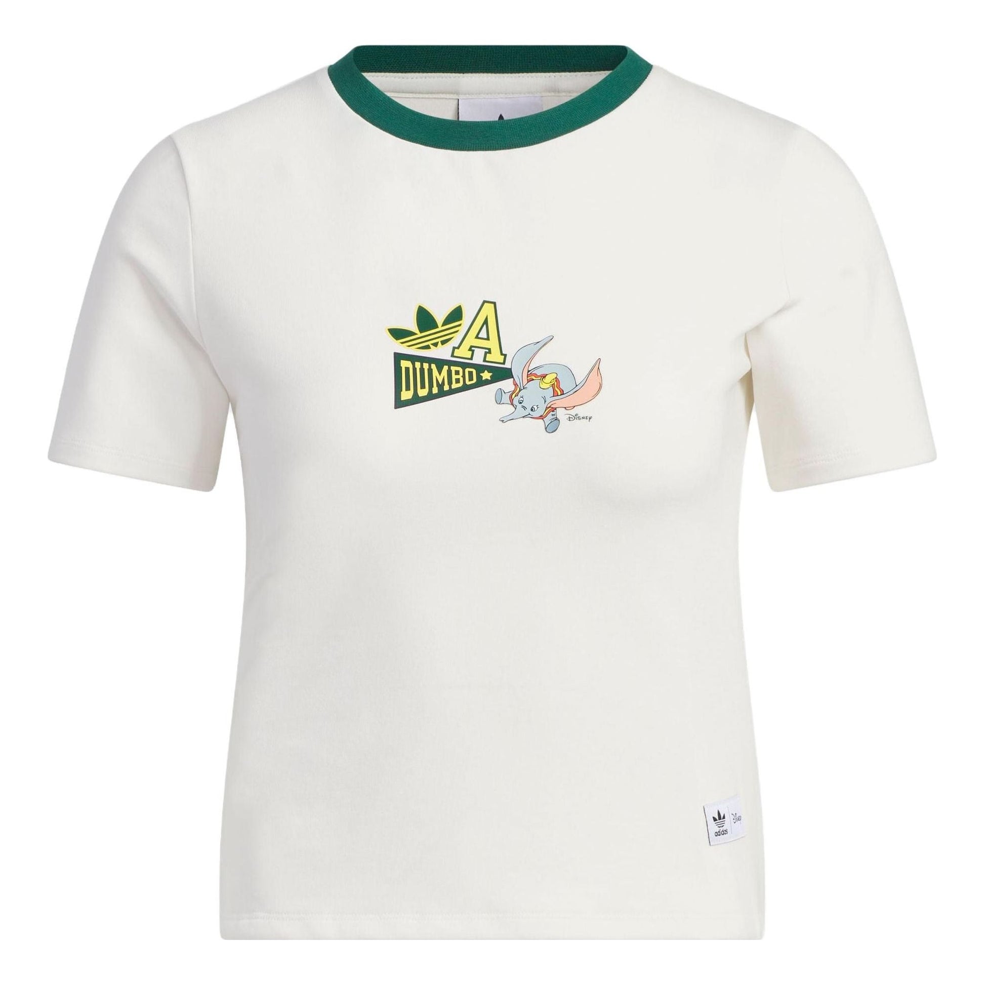 (WMNS) adidas Originals x Disney Dumbo T-Shirts 'White' IN1060