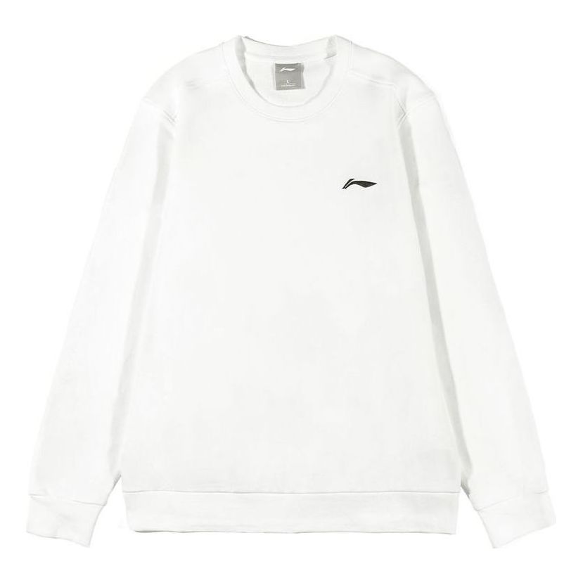 Li-Ning Basic Logo Sweatshirt 'White' AWDS795-2
