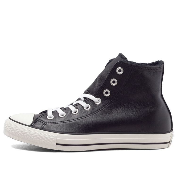 Converse Chuck Taylor All Star 'Black Leather Fur' 154134C
