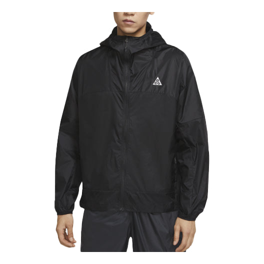 Nike ACG Cinder Cone Solid Color Zipper Hooded Jacket Black DB0979-013