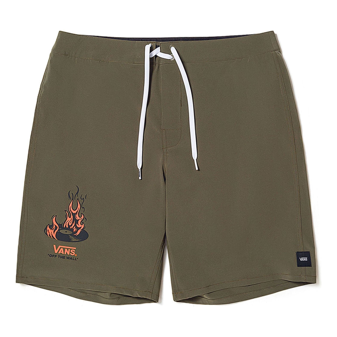 Vans Okeh Fire Record Shorts 'Green Orange' VN000FTXKCZ