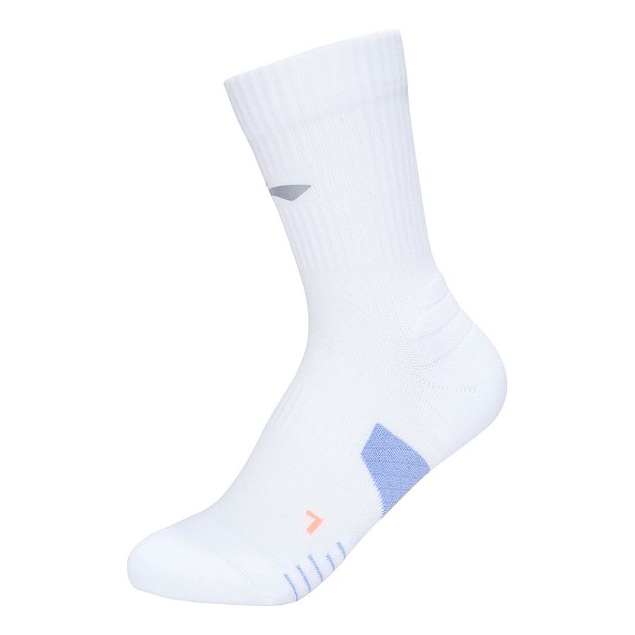 Li-Ning Professional Mid-Crew 3M Athletic Running Socks 'White' AWSS421-2