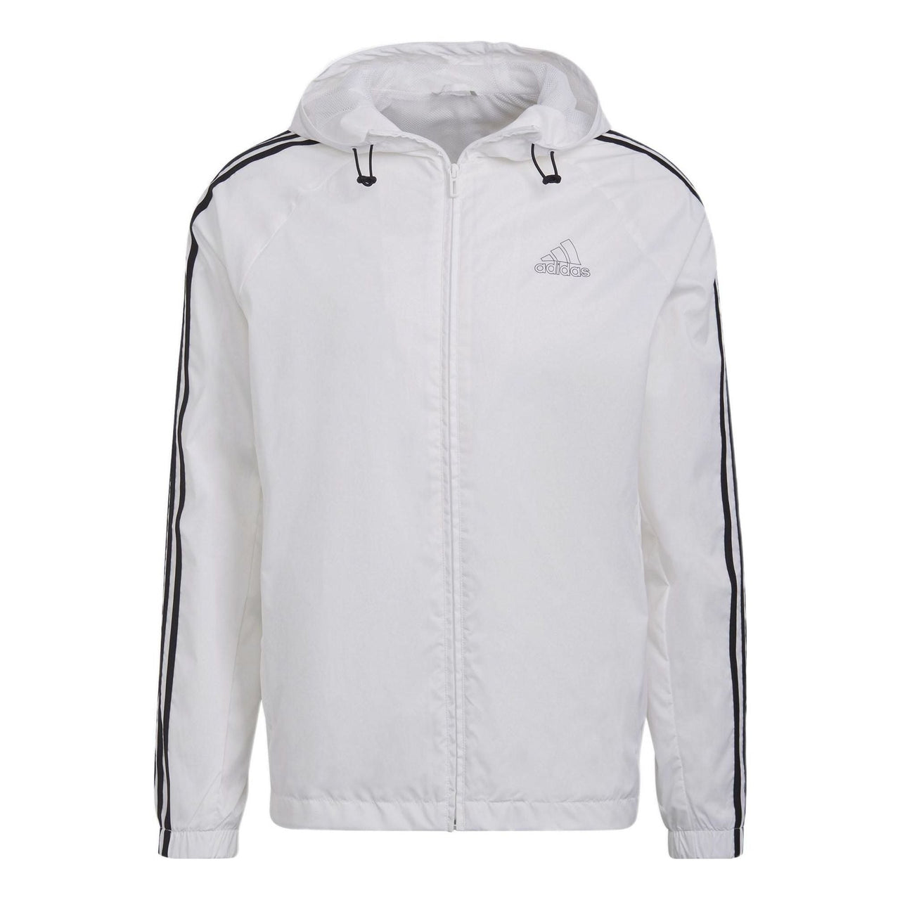 adidas Casual hooded Long Sleeves Jacket White HE4318