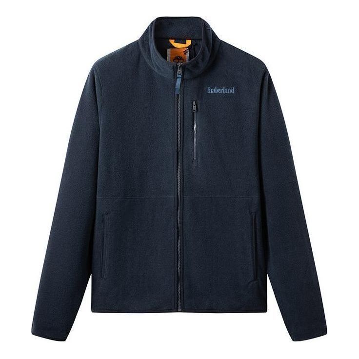 Timberland Fleece Logo Sweatshirt with Pockets 'Navy' A69KN-433
