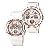 CASIO Waterproof Sports Shockproof White Analog/Digital Combo LOV-13A-7A