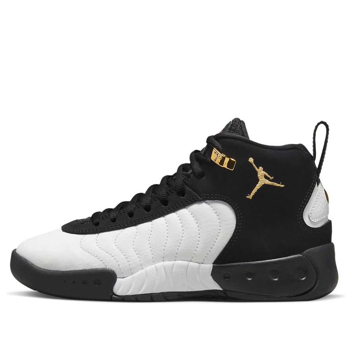 (GS) حذاء Air Jordan Jumpman Pro "أسود معدني ذهبي" DQ8436-071