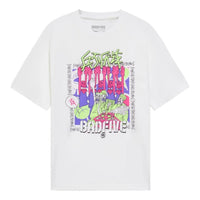 Li-Ning BadFive Trap Graphic Loose Fit T-shirt 'White' AHSS381-1