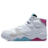 (WMNS) Li-Ning Classic Basketball Shoes 'White Blue Pink' AGBR082-1
