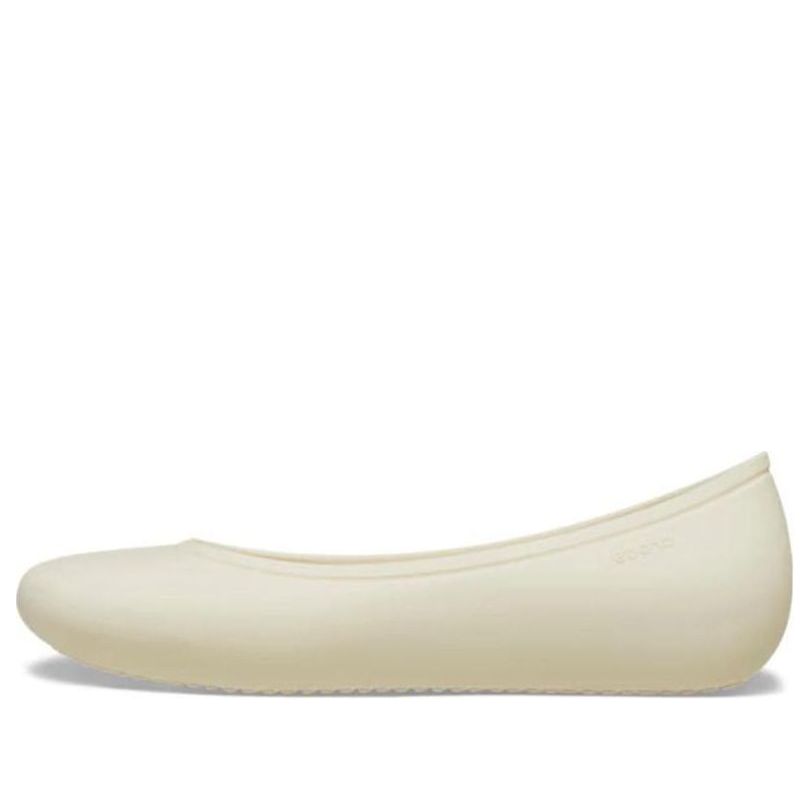 (WMNS) Crocs Brooklyn Flat 'White' 209384-160