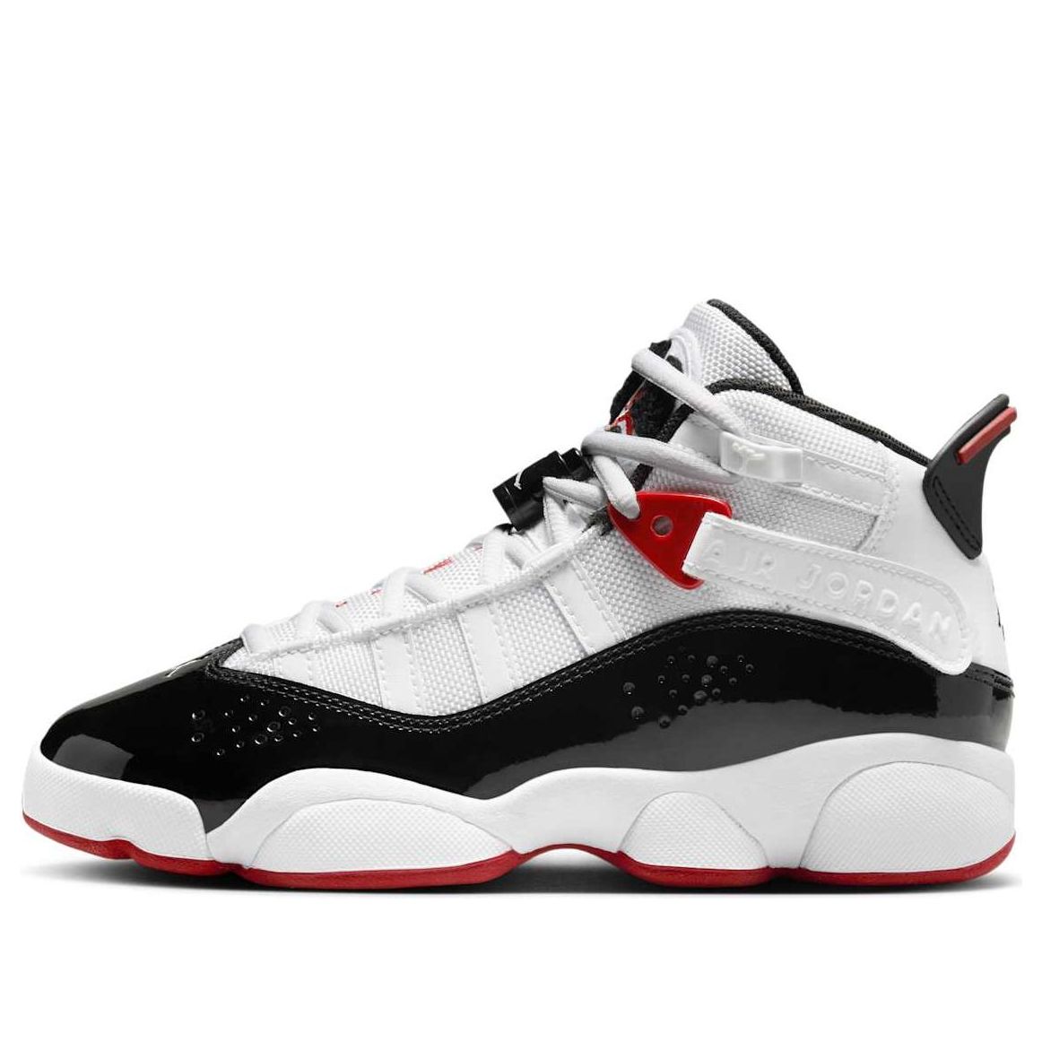 (GS) Air Jordan 6 Rings 'White Varsity Red Black' 323419-164